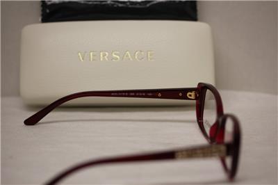 Brand New Authentic Versace Eyeglass 3178-B Bordeaux 388 Size 51