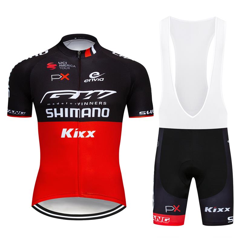 Men/'s 2020 New Cycling Jersey Bib Shorts Kits Breathable Riding Shirt Shorts Set