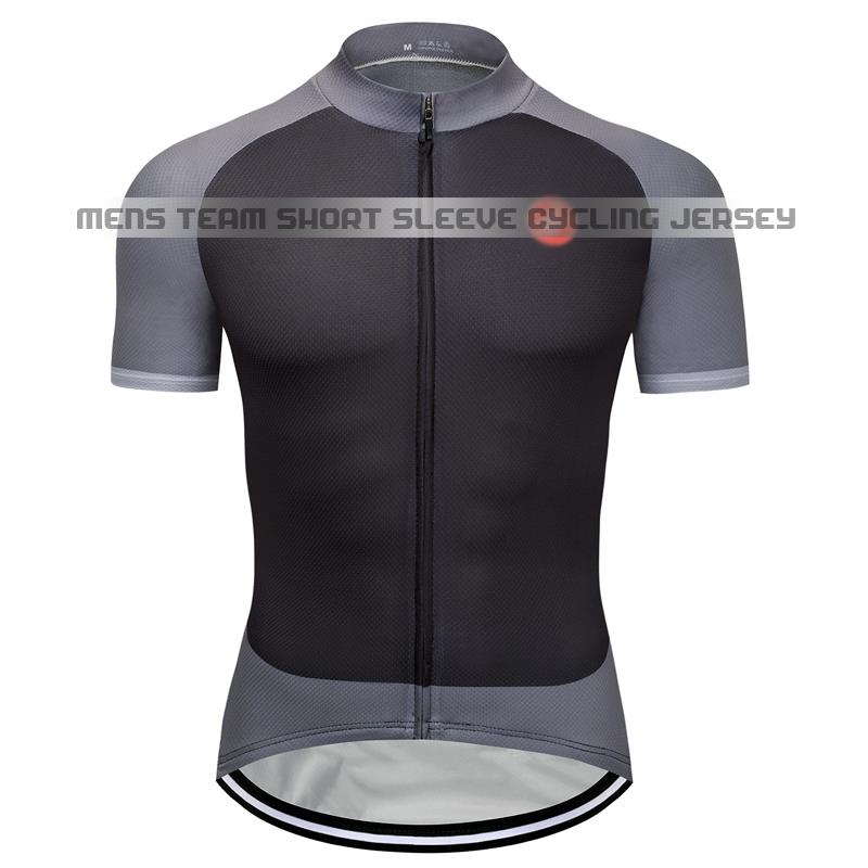 New Men/'s Cycling Short Sleeve Bicycle Jerseys Long Zipper Shirt Maillots Ropa