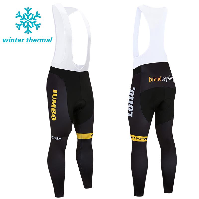 Men/'s Cycling Pants Winter Padded Bicycle Bike Fleece Thermal Long Pants XL-3XL