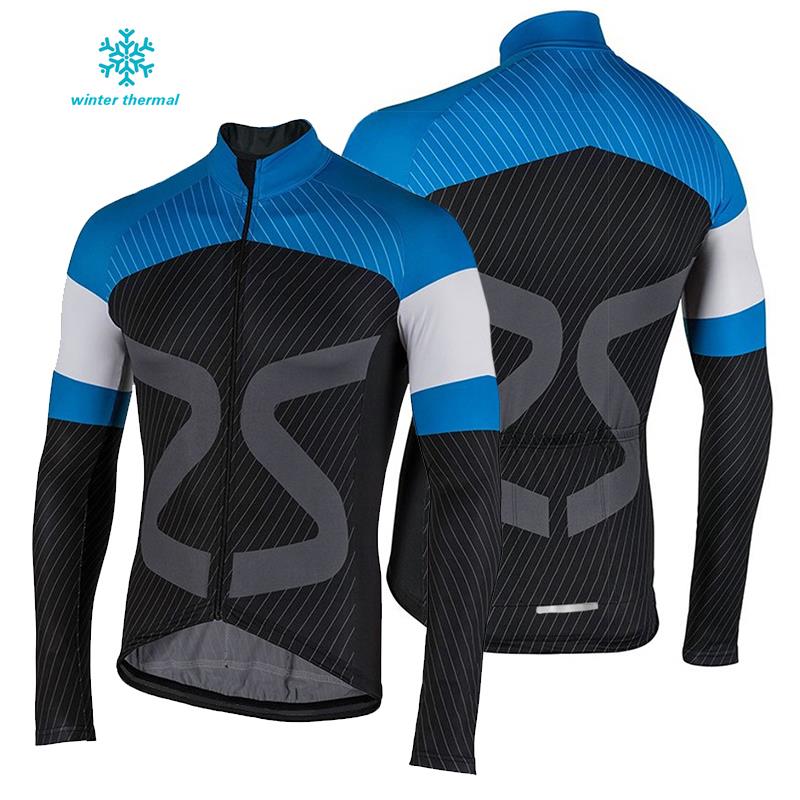 2019 Winter Cycling Fleece Jersey Men S Team Bicycle Race Thermal