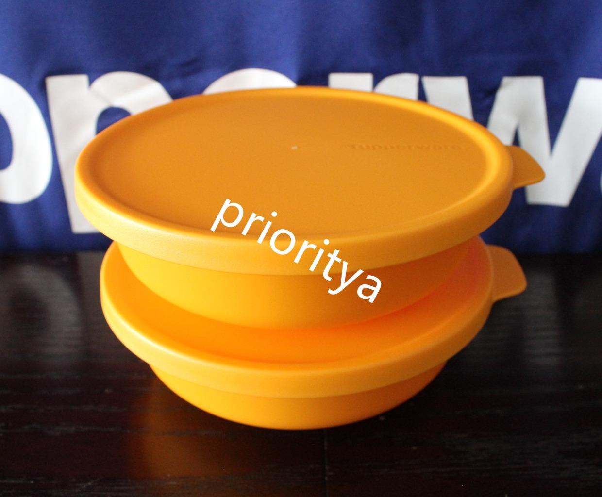 Tupperware Aloha Home Small Bowl 450ml Set of 2 in Mango Color New in