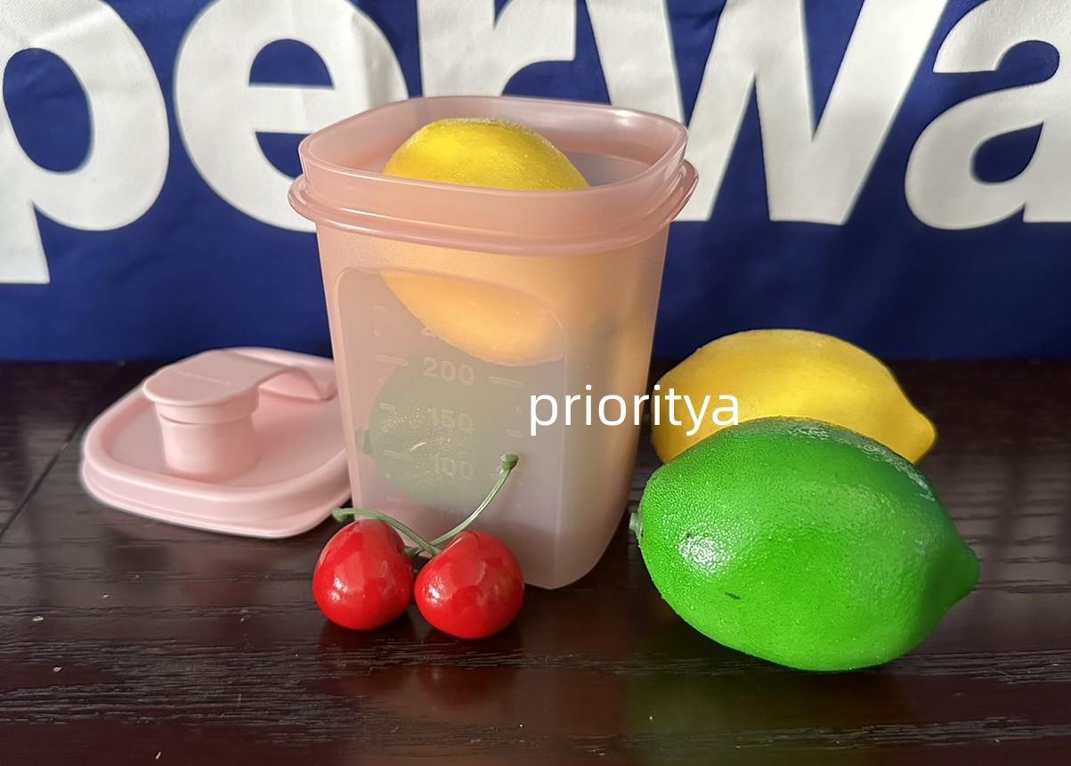 Tupperware Small Mini Slim Line Pitcher Modular Flip Top Lid 350ml