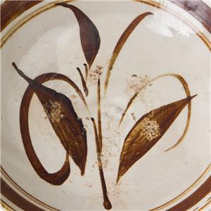 Chinese Song Dynasty Cizhou Jizhou Kiln Plate / W 21.2[cm