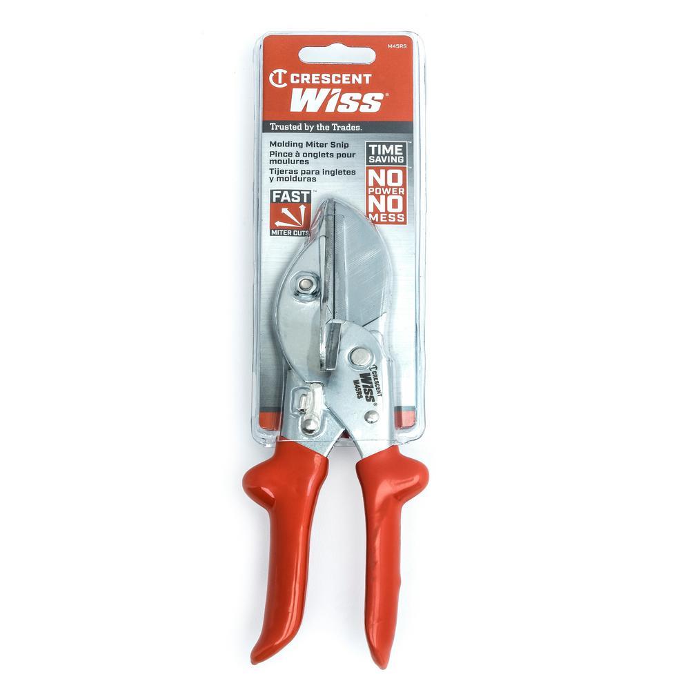 Wiss 8-1/2 in. Molding Miter Snips Model # M45RS 37103322746 | eBay