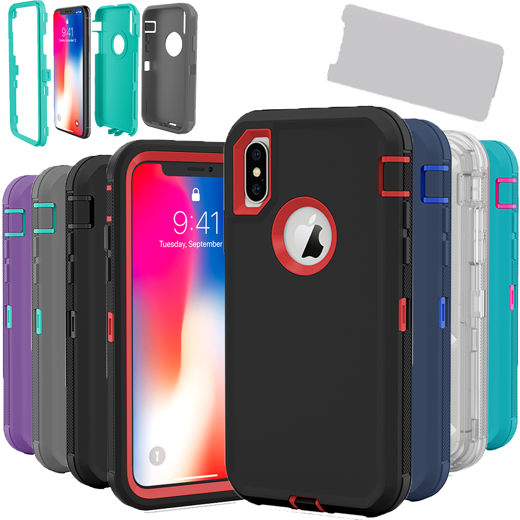For Apple Iphone X Xs Xr 10s Case Protective Defender Shockproof Cover Ebay