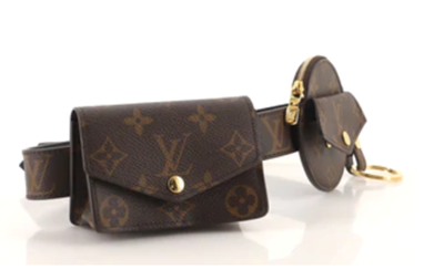 100 AUTHENTIC LOUIS VUITTON DAILY MULTI POCKET BELT SIZE 28 YEAR