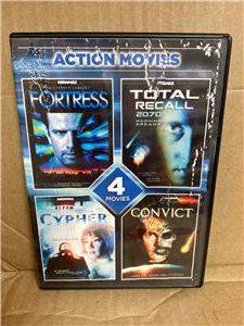 Action Movies: Fortress/Total Recall 2070/Cypher/Convict 762