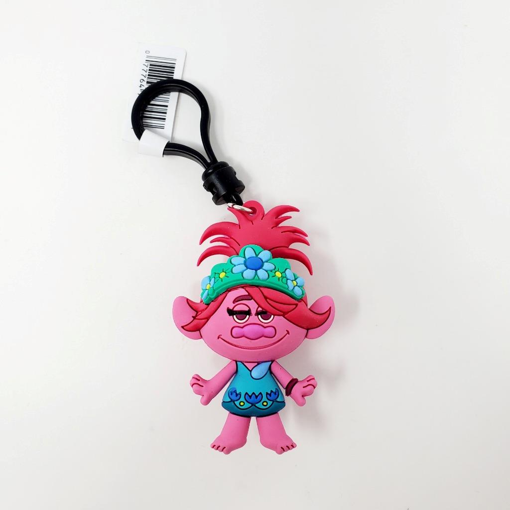 DreamWorks TROLLS World Tour 3D Figural Bag Clip – YOU CHOOSE Character, Official