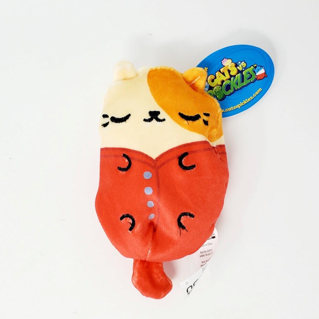 Style:Cat Pajamas:Cats Vs Pickles 4" Plush Toy - YOU CHOOSE!