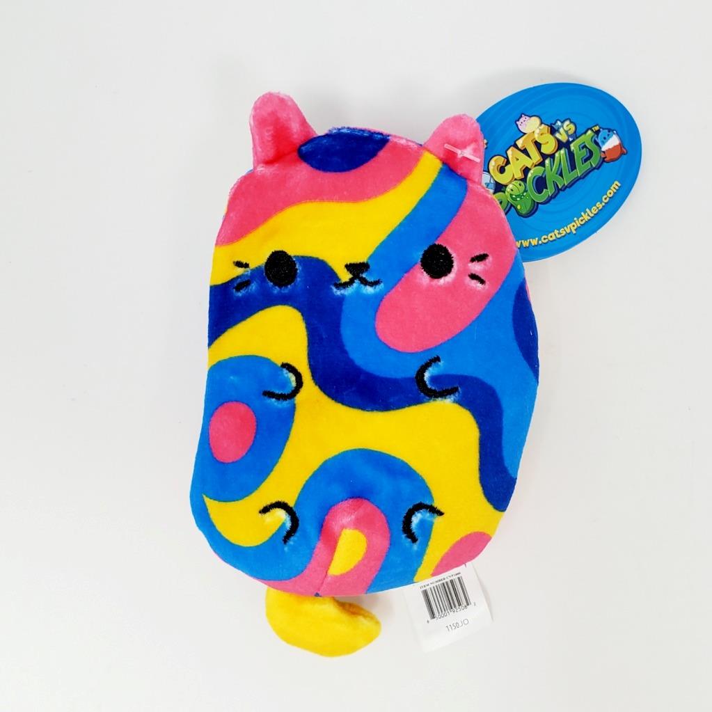 Style:Psychedeli-Kitty:Cats Vs Pickles 4" Plush Toy - YOU CHOOSE!