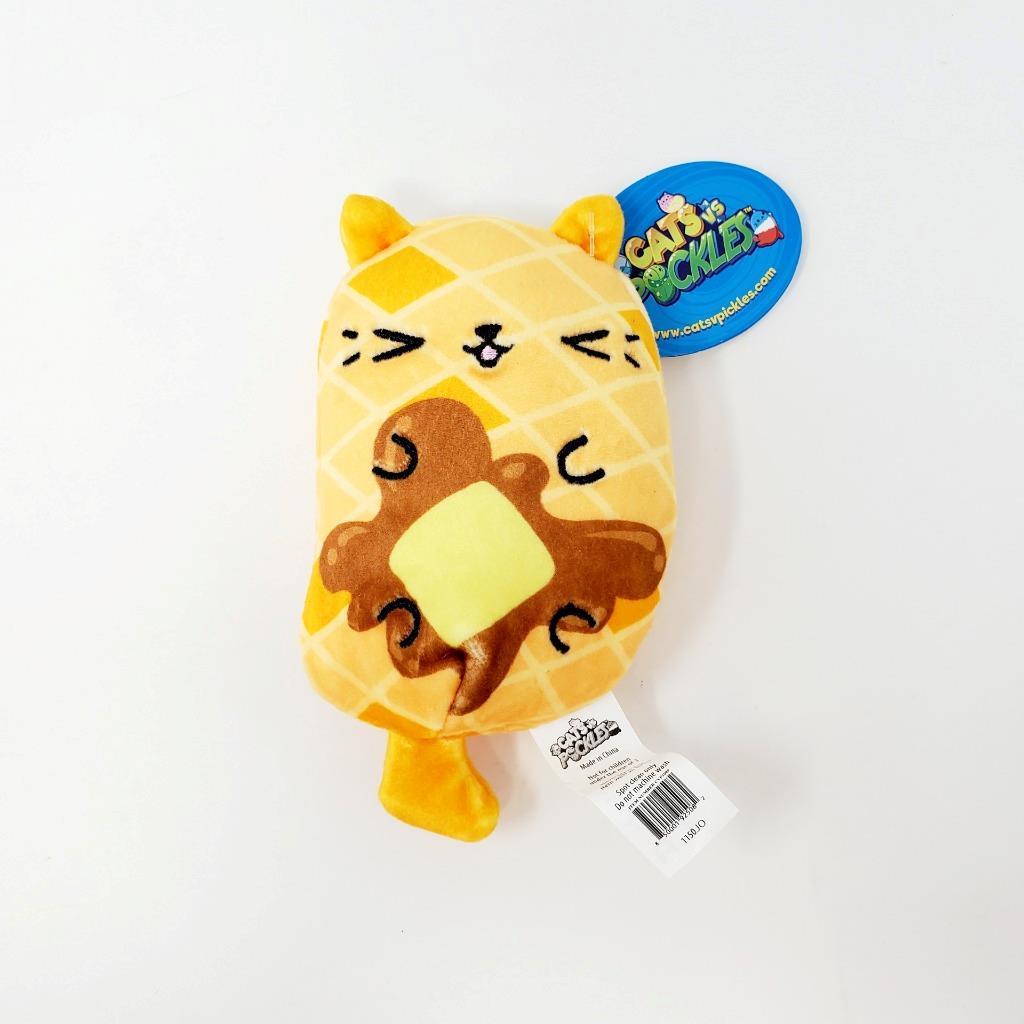 Style:Waffles:Cats Vs Pickles 4" Plush Toy - YOU CHOOSE!