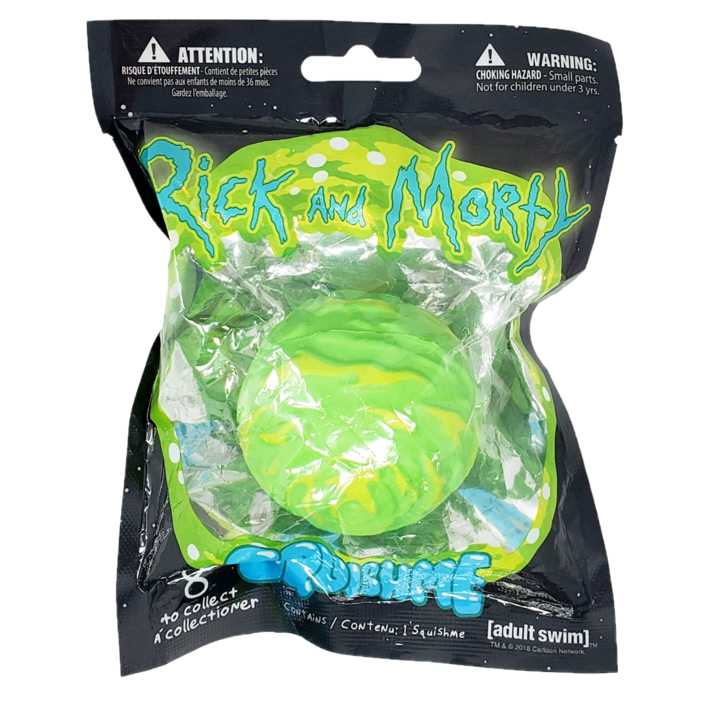 Adult 2024 Swim - Rick and Morty Complete Squish Me Set - Pickle Portal Snowball