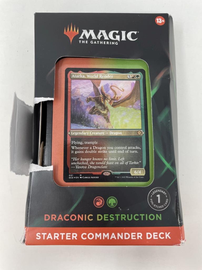 MTG Magic the Gathering Starter Commander Deck Imperfect Condition You ...