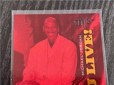 1998 UPPER DECK MJX #L8 MJ LIVE MICHAEL JORDAN #/100 PSA 9