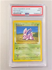 1999 POKEMON 1ST EDITION SHADOWLESS NIDORAN #55 PSA 9. | eBay