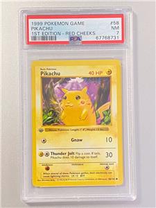 Pikachu 1999 Jungle Set Pokemon Card Shadowless Yellow
