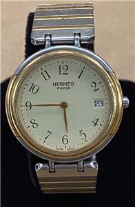Hermes（エルメス）PARIS WATERRESISTANT・QUARTZ Pre-Owned HERMÈS Pre-Owned Hermes Heure H Quartz Watch in