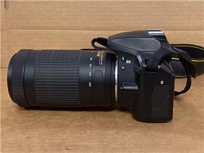 NIKON D3400 DSLR CAMERA W/ NIKON AF-P DX NIKKOR 70-300mm 1:4.5-6.3