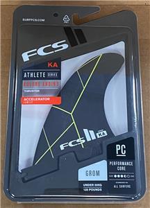 FCS II KOLOHE ANDINO GROM TRI FINS SET (BLACK/ ACID) BRAND NEW. | eBay