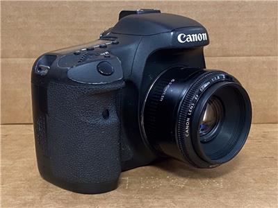 CANON EOS 7D Digital SLR CAMERA W/ CANON EF 50mm F/1.8 II LENS