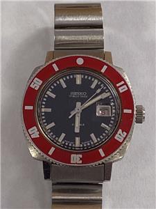 VINTAGE SEIKO MATIC LADY DIVER 2517-3270 RED BEZEL 27mm AUTOMATIC