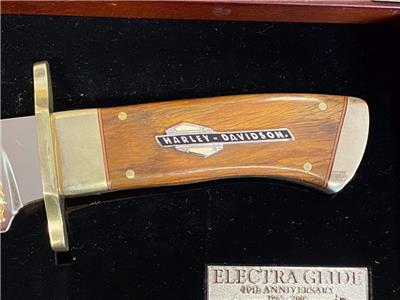 Harley Davidson ELECTRA GLIDE 40TH ANNIVERSARY COLLECTOR KNIFE. | eBay