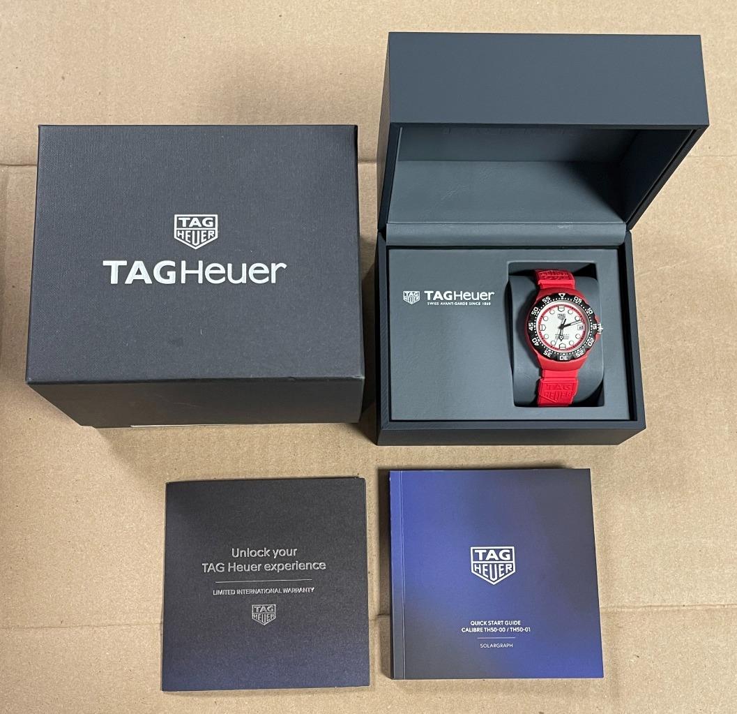 TAG HEUER FORMULA 1 SOLARGRAPH WBY1161 38mm QUARTZ WATCH- USED.
