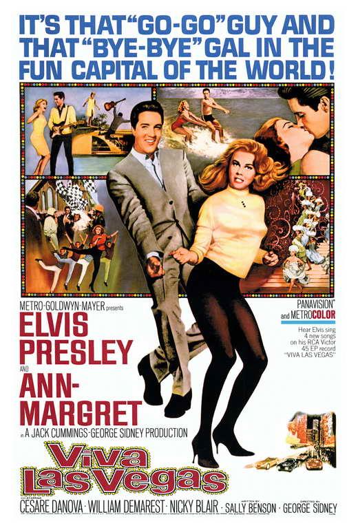 VIVA LAS VEGAS 💥 CineMasterpieces 1964 ELVIS PRESLEY ANN