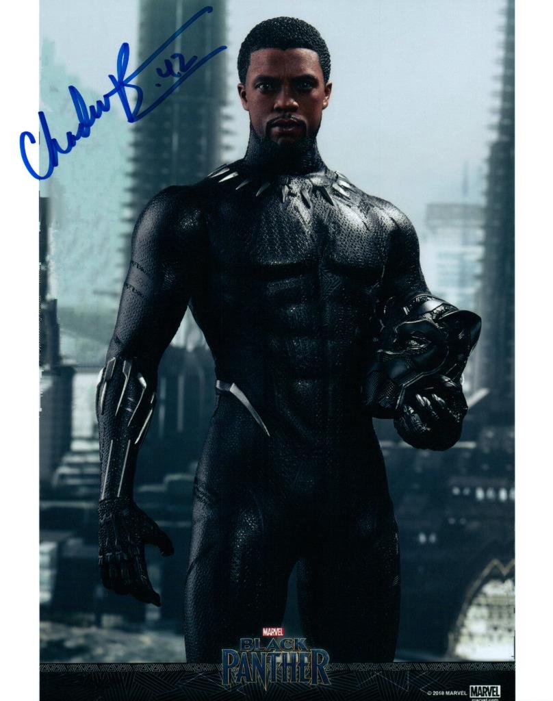 chadwick boseman signed funko pop