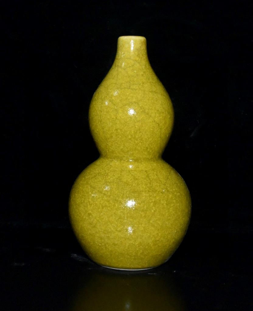 陶仏 PAIR OLD CHINESE YELLOW GLAZE PORCELAIN VASE ST1241 | eBay