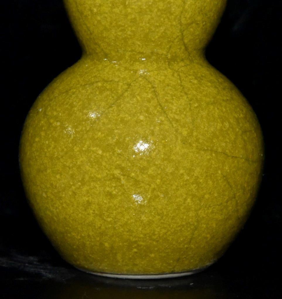 PAIR OLD CHINESE YELLOW GLAZE PORCELAIN VASE ST1241 | eBay