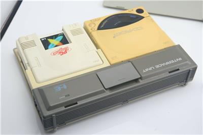 PC Engine CD-ROM2 System Interface Unit working Japan NEC