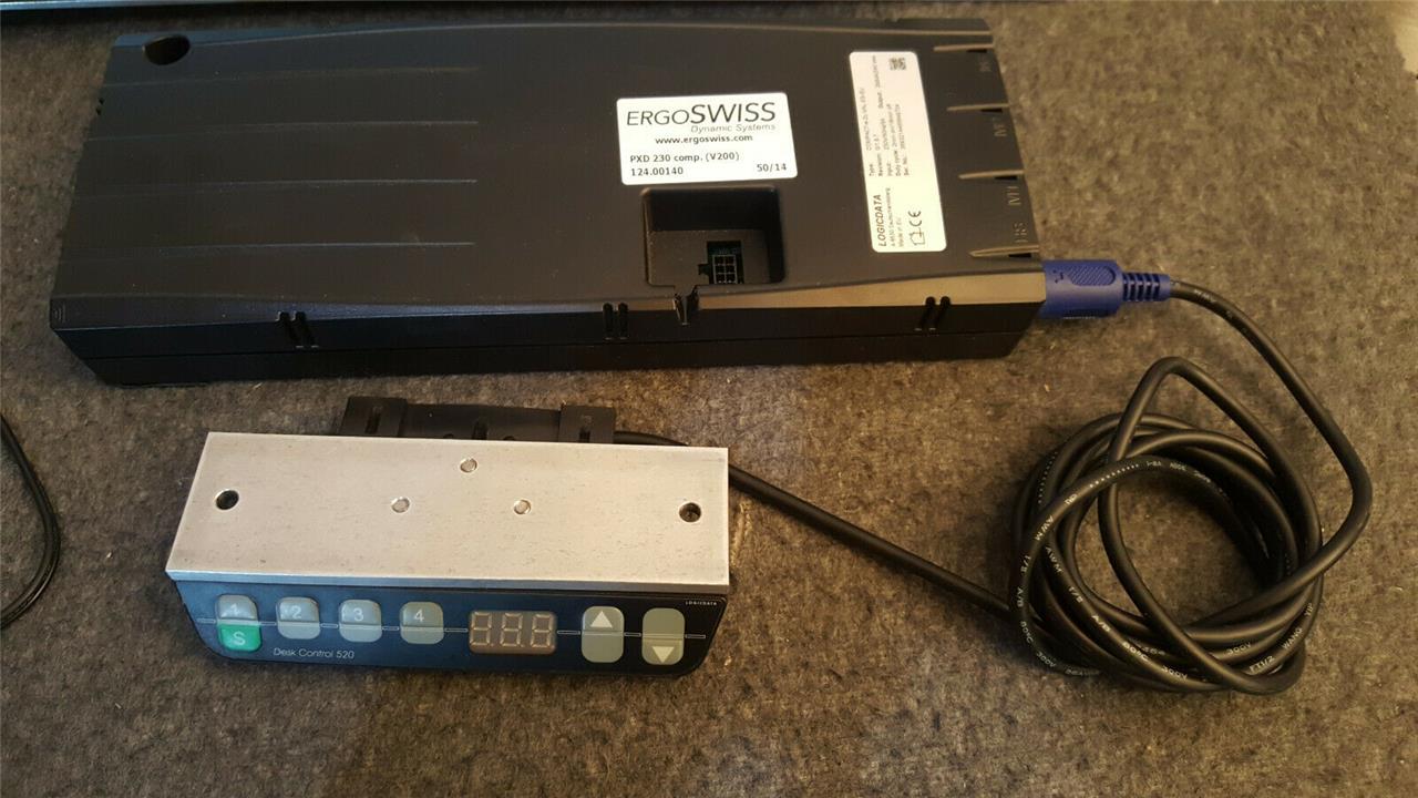 ERGOSWISS PB4830W PBD230 Compact EU + Desk Control 520 + PXD230 Comp