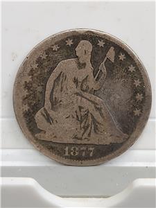 1877 50 C SEATED LIBERTY HALF DOLLAR | eBay