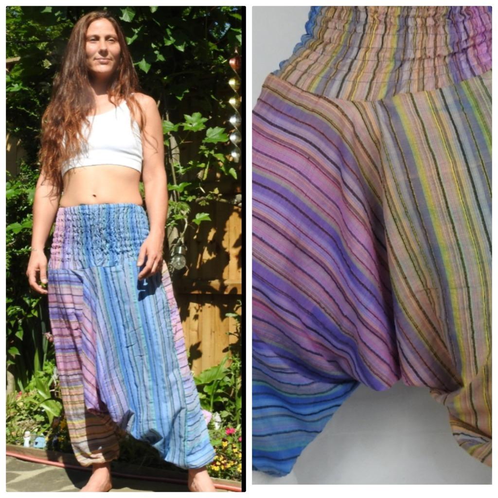 Boho Chic Harem Trousers - Flowy, Comfortable Clothing, and Stylish Yoga Pants