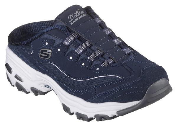 SKECHERS Women's Comfy, Cozy Air Cooled Memory Foam&reg; Backless D'Lites Sneakers