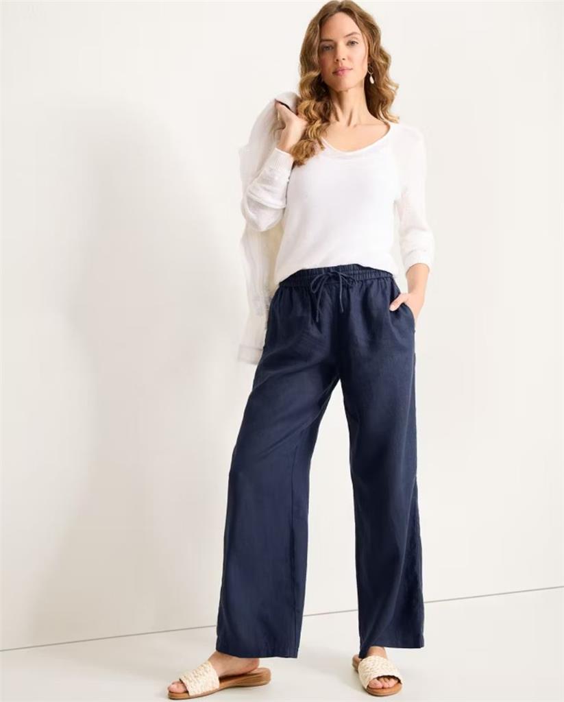 NWT tommy bahama Two Palms High-Rise Linen Easy Pants