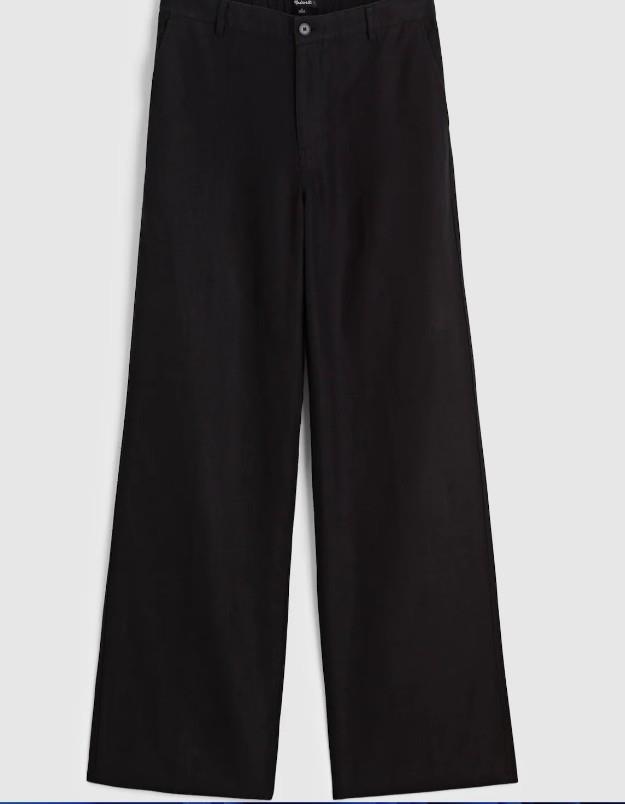 NWT Madewell The Zoe Relaxed Straight Pant in 100% Linen