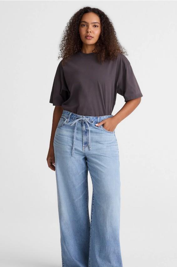 NWT Madewell The Curvy Ultimate Wide-Leg Jean in Airy Denim