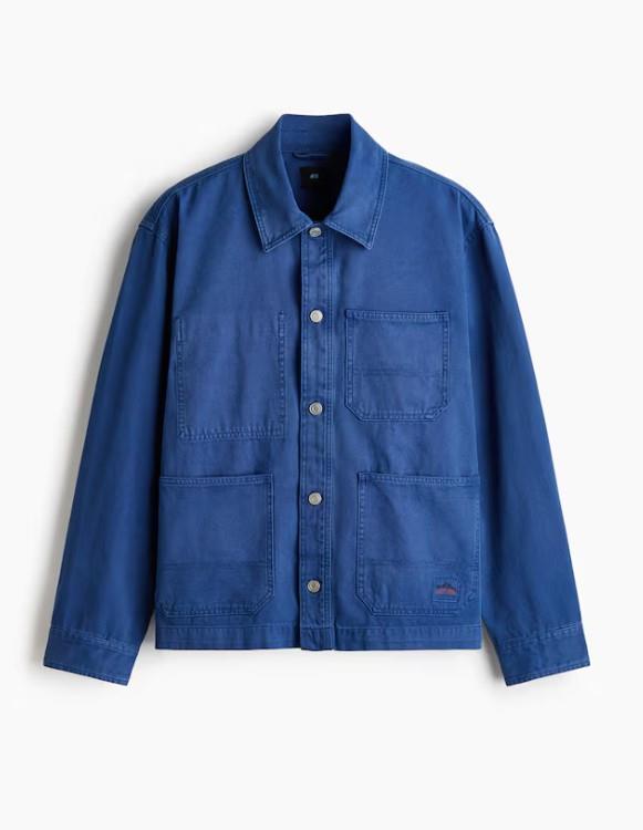 NEW H&M Canvas overshirt