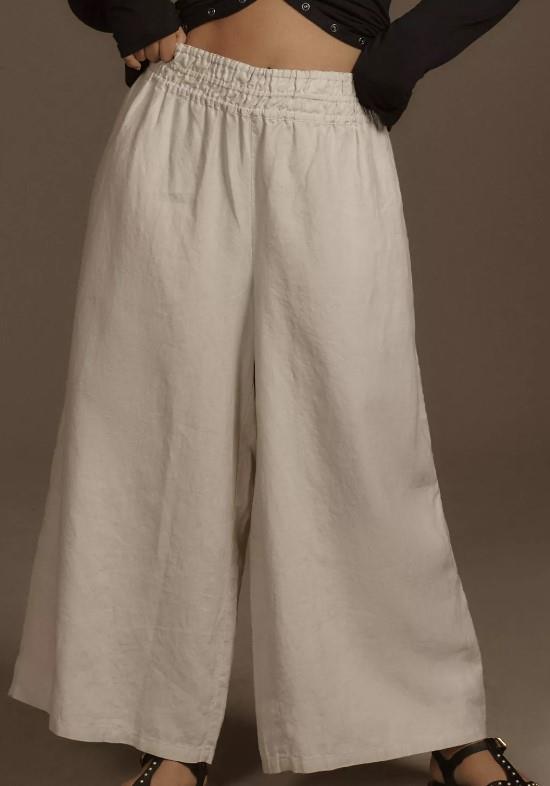 anthropologie The Somerset Pull-On Pants: Linen Edition - Picture 7 of 9