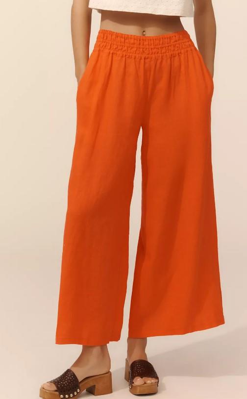 anthropologie The Somerset Pull-On Pants: Linen Edition - Picture 9 of 9