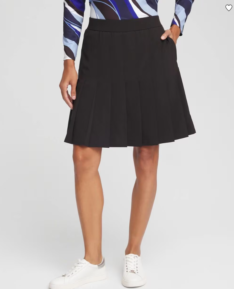 NWT Chico’s Zenergy® UPF Pleated Skort