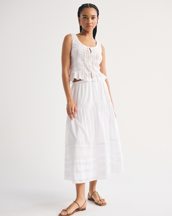 NWT Abercrombie &amp; Fitch Boho Maxi Skirt