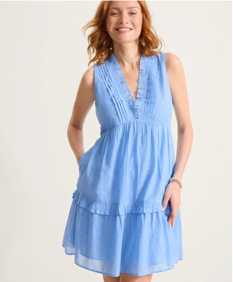 NWT Tommybahama Cotton Voile Tiered Coverup Dress