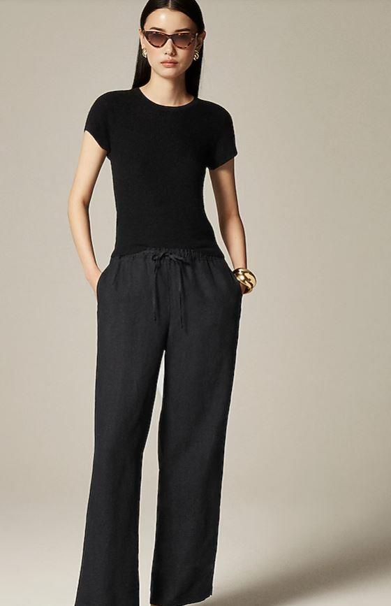 J.Crew Soleil linen pants - lightweight summer style-image
