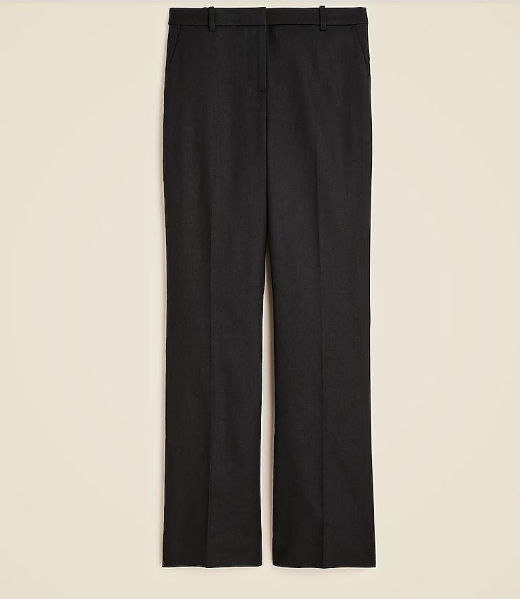 J.Crew Kaya pant relaxed fit stretch linen blend-image