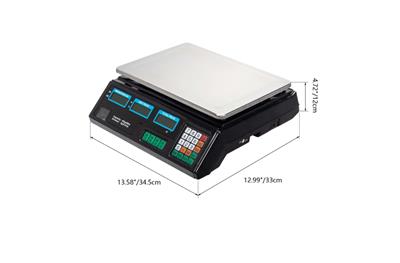 Digital Kitchen Scale, Commercial Price Scale,Rechargeable Digital Price