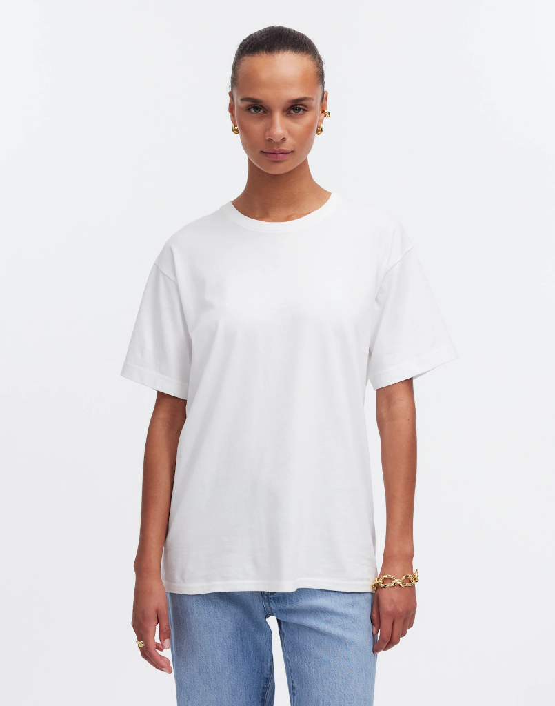 NWT madewell Cotton Relaxed Oversized Tee
